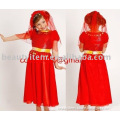 Custom made Belly red stain dance dresses